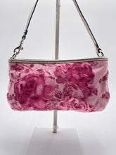 Load image into Gallery viewer, Coach Small Floral Vintage Bag - Pink and Silver Metallic Pattern