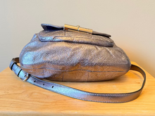 Load image into Gallery viewer, Coach Hobo Bag in Metallic Silver - Shoulder and Crossbody Bag/Vintage