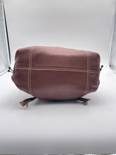 Load image into Gallery viewer, Dooney & Bourke Drawstring Shoulder Bag in Pebble Brown Leather