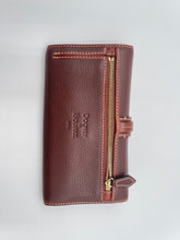 Load image into Gallery viewer, Dooney & Bourke Drawstring Shoulder Bag in Pebble Brown Leather