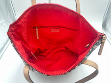 Load image into Gallery viewer, Kate Spade Large Shoulder Bag with Signature Spade Design - Black/White