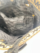 Load image into Gallery viewer, Michael Kors - Gray/Black Large Shoulder Bag Signature MK Logo
