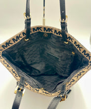 Load image into Gallery viewer, Michael Kors - Gray/Black Large Shoulder Bag Signature MK Logo