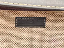 Load image into Gallery viewer, Dooney & Bourke Black Leather Shoulder Bag - Crocodile Pattern