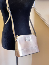 Load image into Gallery viewer, Kate Spade Dome Crossbody Bag Light Gold/Metallic - Excellent Condition Pre-Loved