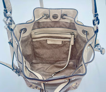 Load image into Gallery viewer, Michael Kors - Satchel/Crossbody bucket bag - Pebble Soft Leather in Cream