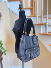 Load image into Gallery viewer, Michael Kors - Soft Black Leather Vintage Shoulder Bag