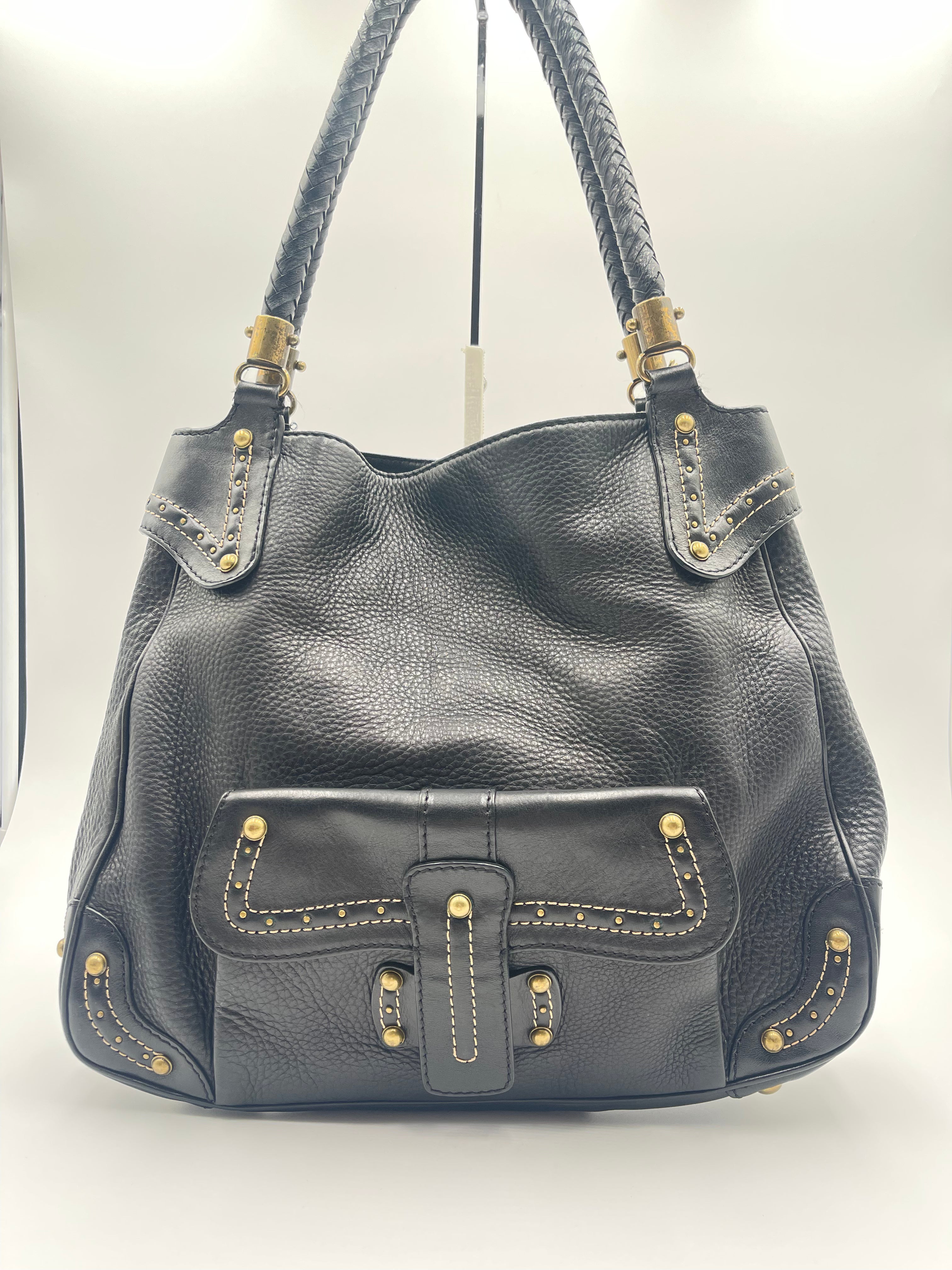 Michael Kors Soft Black Leather Vintage Shoulder Bag J s Classic Finds