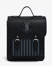 Load image into Gallery viewer, Wednesday Nevermore Academy Mini Backpack