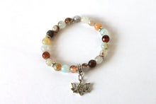 Load image into Gallery viewer, Copy of GENUINE Natural Stones/Healing Crystals, hand-crafted bracelets (Citrine, Pink Agate, Blue Sodalite, Black Obsidian, Amethyst).