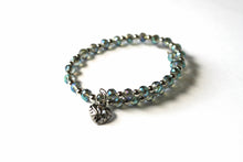 Load image into Gallery viewer, Czech Crystals/Glass hand-crafted bracelets (Multiple styles/color options available). Adorned with silver or gold charms