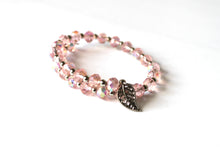 Load image into Gallery viewer, Czech Crystals/Glass hand-crafted bracelets (Multiple styles/color options available). Adorned with silver or gold charms