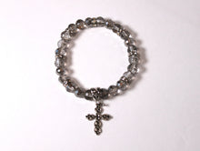 Load image into Gallery viewer, Czech Crystals/Glass hand-crafted bracelets (Multiple styles/color options available). Bracelets adorned with silver or gold charms.