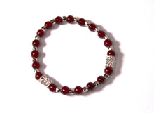 Load image into Gallery viewer, Czech Crystals/Glass hand-crafted bracelets (Multiple styles/color options available). Bracelets adorned with silver or gold charms.