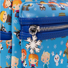 Load image into Gallery viewer, Loungefly Disney Frozen Elsa Anna Blue Chibi Mini Backpack