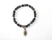 Load image into Gallery viewer, GENUINE Natural Stones/Healing Crystals, hand-crafted bracelets (Multiple styles/color options). Adorned with silver or gold charms.