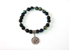 Load image into Gallery viewer, GENUINE Natural Stones/Healing Crystals, hand-crafted bracelets (Multiple styles/color options). Adorned with silver or gold charms.