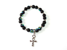 Load image into Gallery viewer, GENUINE Natural Stones/Healing Crystals, hand-crafted bracelets (Multiple styles/color options). Adorned with silver or gold charms.