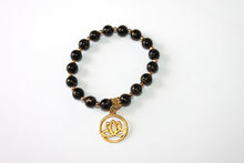 Load image into Gallery viewer, GENUINE Natural Stones/Healing Crystals, hand-crafted bracelets (Multiple styles/color options). Adorned with silver or gold charms.