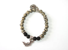 Load image into Gallery viewer, GENUINE Natural Stones/Healing Crystals, hand-crafted bracelets (Multiple styles/color options). Adorned with silver or gold charms.