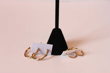 Load image into Gallery viewer, Earrings - Eight pairs of earrings - gold plated studs in various designs JL114