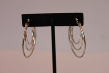 Load image into Gallery viewer, Earrings - Three pairs of earrings - sterling silver and one pair vintage earrings JL115