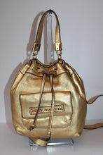Load image into Gallery viewer, Handbags - Juicy Couture Mini Backpack - Gold with accents HB046