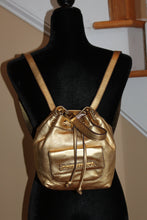 Load image into Gallery viewer, Handbags - Juicy Couture Mini Backpack - Gold with accents HB046