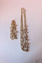 Load image into Gallery viewer, Necklace - 4-layered 925 Silver necklace in silver bead design w/matching bracelet - 17" and 6.5" JL047