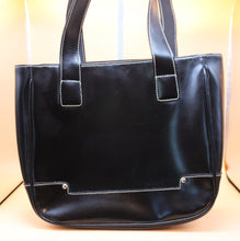 Load image into Gallery viewer, Wilson's Leather - Patent leather shoulder bag with silver accents HB064