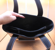 Load image into Gallery viewer, Wilson's Leather - Patent leather shoulder bag with silver accents HB064