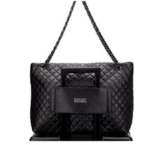 Load image into Gallery viewer, Badgley Mischka - Quilted Vegan Leather Weekender Duffel Bag - NEW
