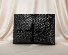 Load image into Gallery viewer, Badgley Mischka - Quilted Vegan Leather Weekender Duffel Bag - NEW
