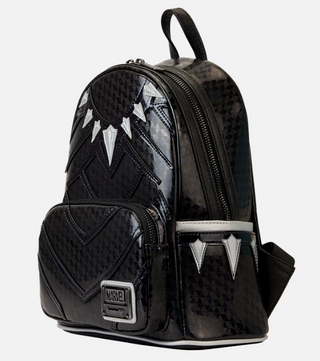 Marvel Metallic Black Panther Cosplay Mini Backpack -side