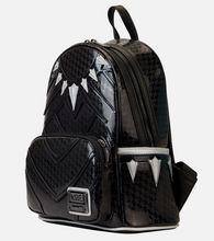 Load image into Gallery viewer, Marvel Metallic Black Panther Cosplay Mini Backpack -side
