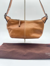 Load image into Gallery viewer, Coach Leather Shoulder Bag - Small Light Brown Hobo - NEW Genuine Leather
