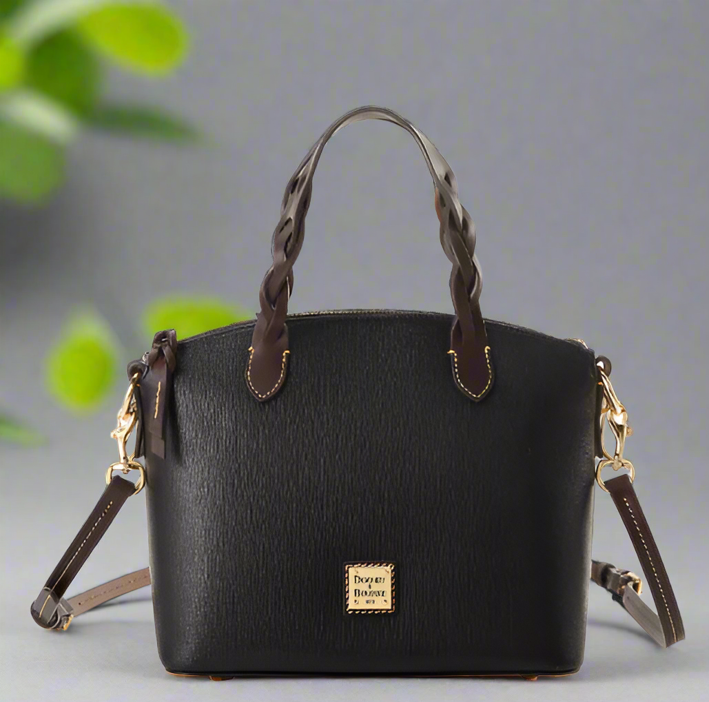 Dooney & Bourke - Saffiano Small Heidi Satchel - Black NEW