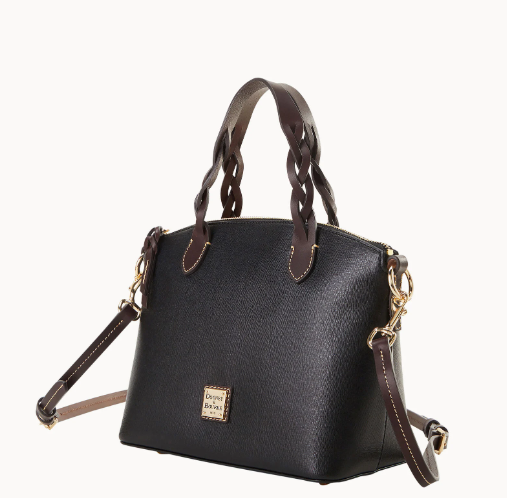 Dooney & Bourke - Saffiano Small Heidi Satchel - Black NEW