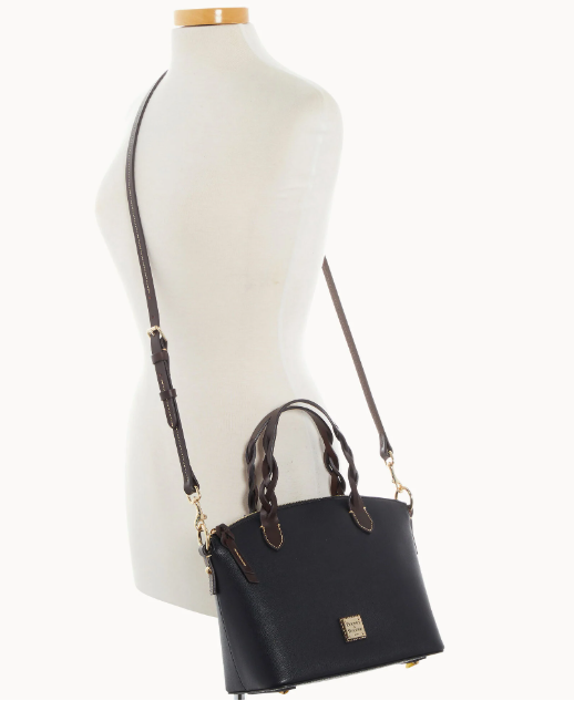 Dooney & Bourke - Saffiano Small Heidi Satchel - Black NEW
