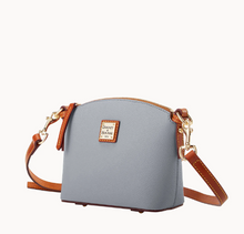 Load image into Gallery viewer, Dooney &amp; Bourke Kirby Mini Domed Crossbody - Smoke Grey - NEW
