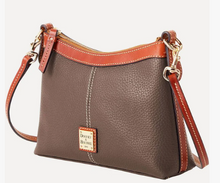 Load image into Gallery viewer, Dooney &amp; Bourke Pebble Grain Crossbody Pouch - Genuine Leather in Olive - NEW
