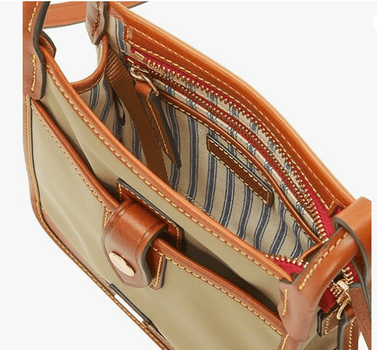 Dooney & Bourke Letter Carrier Crossbody - Taupe