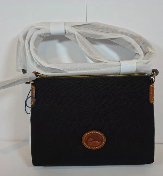 Dooney & Bourke Nylon Crossbody Pouchette Black - NEW