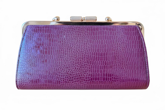 Vintage Party Bag - Elegant and pretty in vegan leather and snap closure