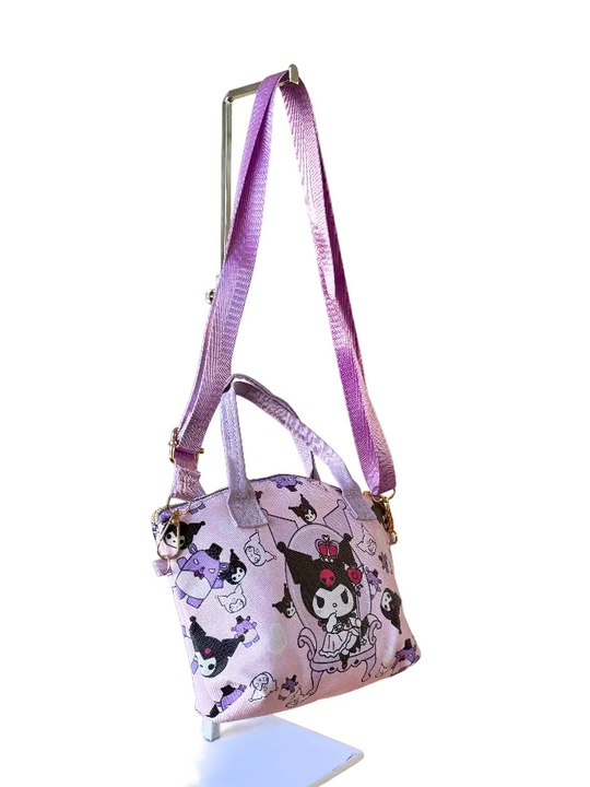 Sanrio Girl's Handbag and Crossbody Bag - Cute Purple and Lavender Colors