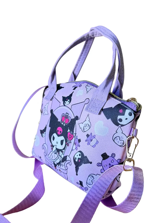 Sanrio Girl's Handbag and Crossbody Bag - Cute Purple and Lavender Colors