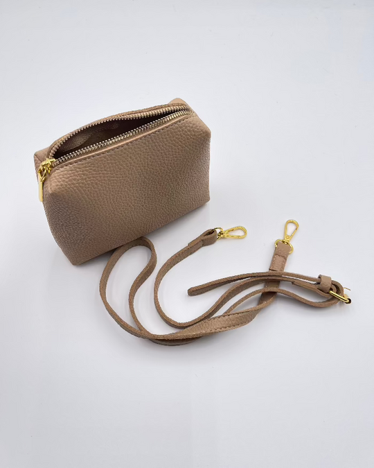 Vegan Leather Handbag with Crossbody Strap - Compact, yet plenty of room! NEW