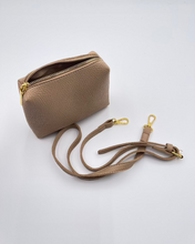 Load image into Gallery viewer, Vegan Leather Handbag with Crossbody Strap - Compact, yet plenty of room! NEW
