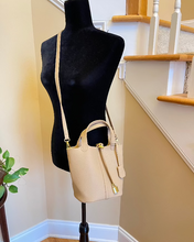 Load image into Gallery viewer, Vegan Leather Handbag with Crossbody Strap - Compact, yet plenty of room! NEW
