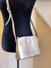 Load image into Gallery viewer, Kate Spade Dome Crossbody Bag Light Gold/Metallic - Excellent Condition Pre-Loved
